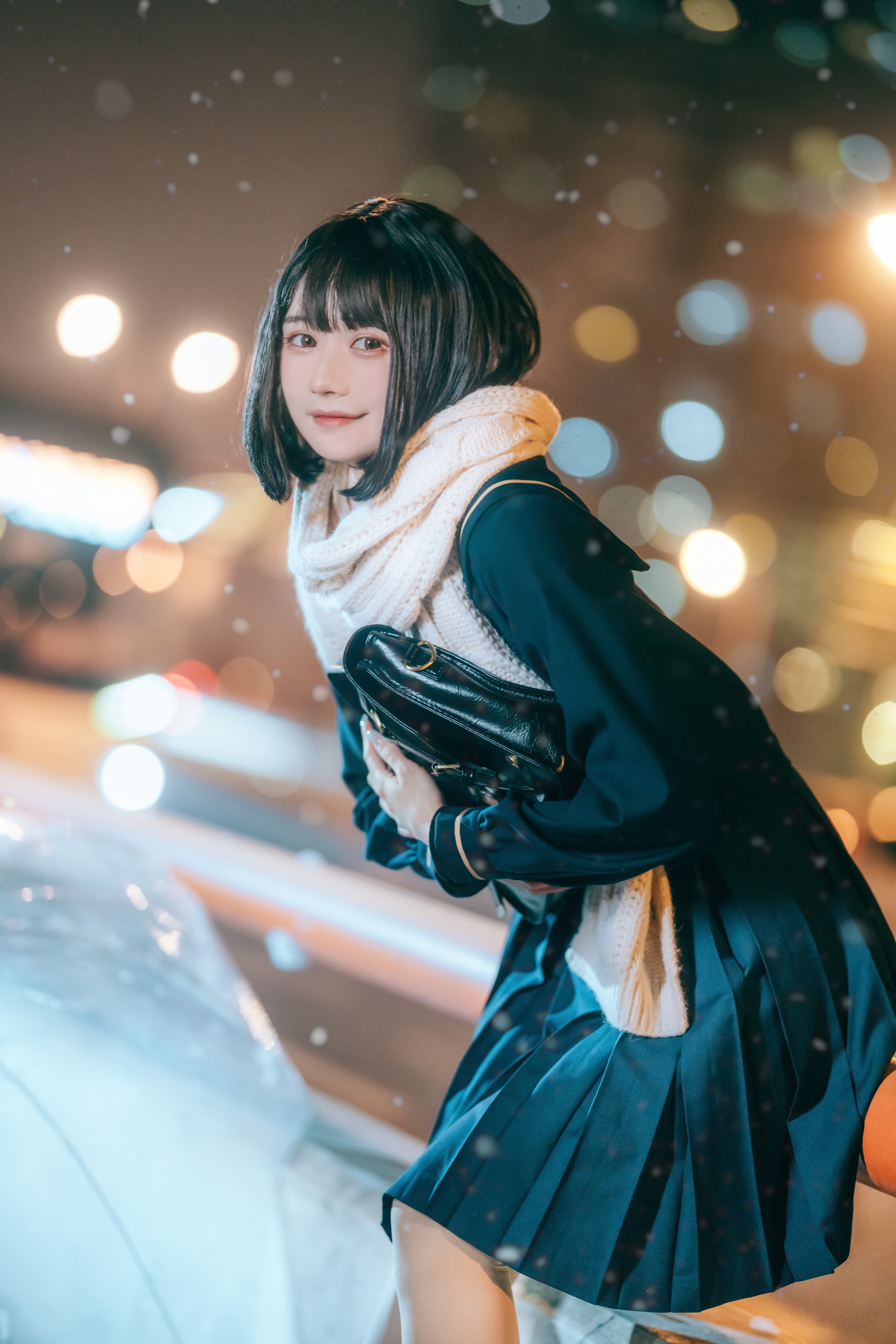 图片[1]-兔子Zzz不吃胡萝卜 – NO.036 雪夜[22P]-XikXak